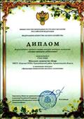 Диплом Всероссийского заочного смотра-конкурса школьных лесничеств